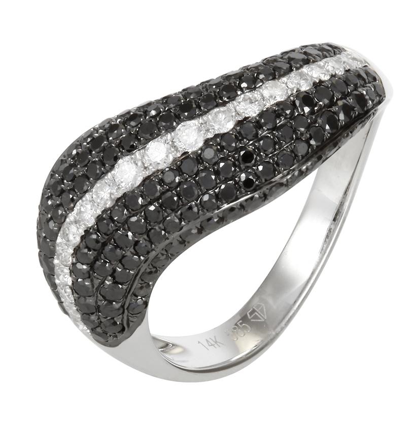 1.24 Ctw Diamond 14k White Gold Womens Diamond Ring