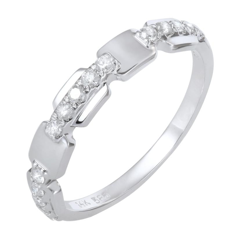 0.25 Ctw Diamond 14k White Gold Womens Diamond Ring