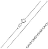 .925 Sterling Silver Anchor Chain Link, <b>size: 16</b>