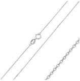 .925 Sterling Silver Diamond Cut Anchor Chain, <b>size: 16</b>