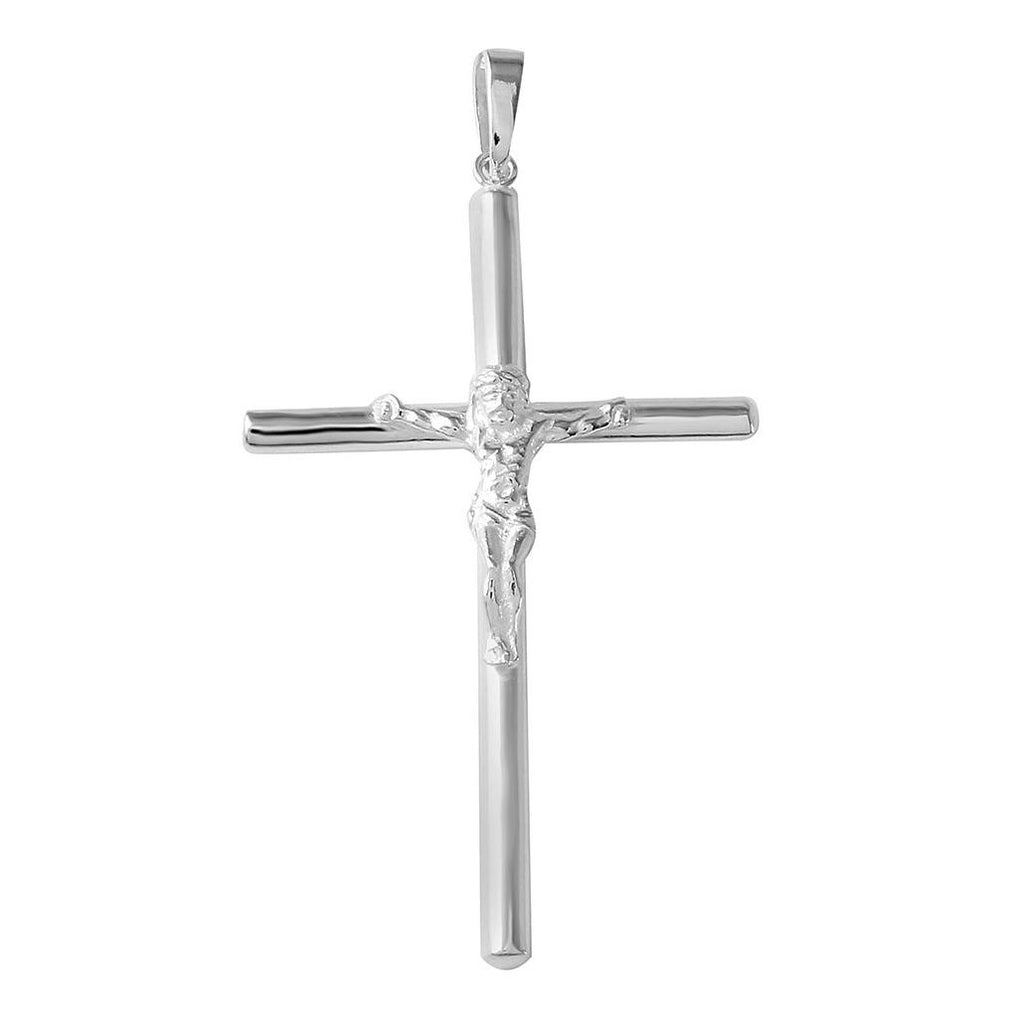 .925 Sterling Silver High Polished Cross Pendant