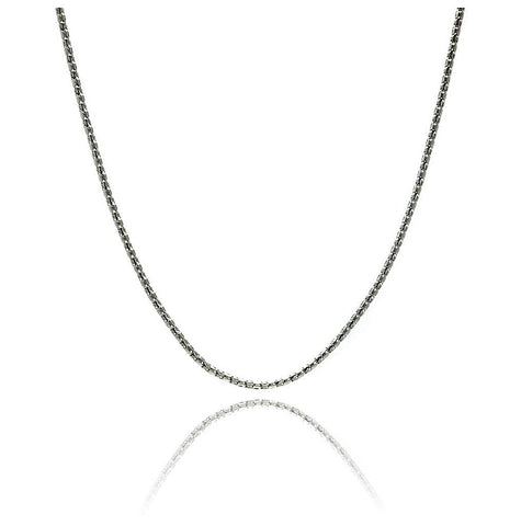 .925 Sterling Silver Chain, <b>size: 16</b>