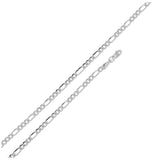 Super Flat Figaro Chain 2.1mm, <b>size: 20</b>