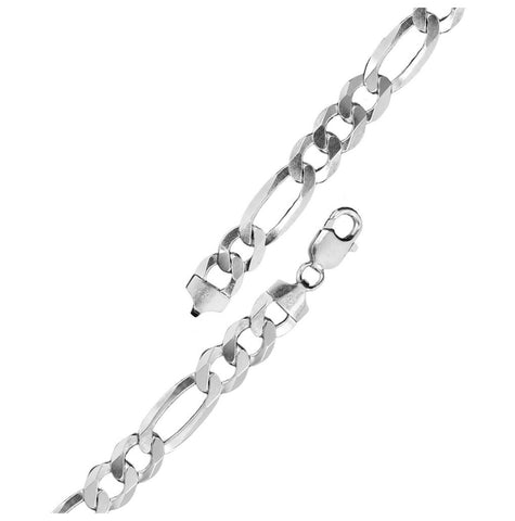 Super Flat Figaro Chain 5.6mm, <b>size: 16</b>