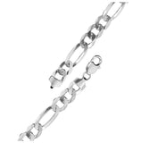 Super Flat Figaro Chain 6.8mm, <b>size: 16</b>