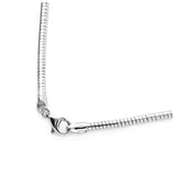 .925 Sterling Silver High Polished Round Omega Chains 1.5mm, <b>size: 16</b>