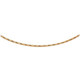 .925 Sterling Silver Rose Gold Plated Dc Omega Box Chain, <b>size: 16</b>