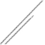 .925 Sterling Silver High Polished Rope Chain 2.8mm, <b>size: 16</b>