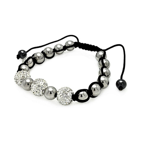 Stainless Steel Shamballa Bracelet