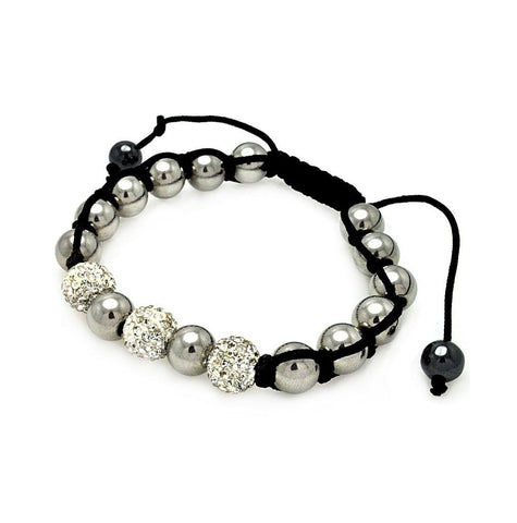 Stainless Steel Shamballa Bracelet