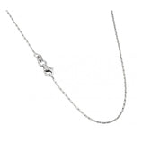 .925 Sterling Silver Rhodium Plated Chain, <b>size: 16</b>