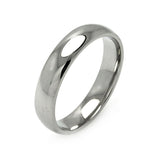 Men's Stainless Steel Band Ring 5mm, <b>size: 5</b>