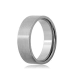 Stainless Steel Engravable Band Comfort Fit 7mm, <b>size: 5</b>