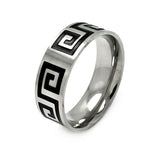 Men's Stainless Steel Celtic Design Ring, <b>size: 9</b>