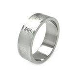 Men's Stainless Steel Abstract Design Ring, <b>size: 9</b>