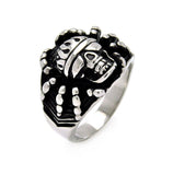 Men's Stainless Steel Spider Skull Ring, <b>size: 9</b>