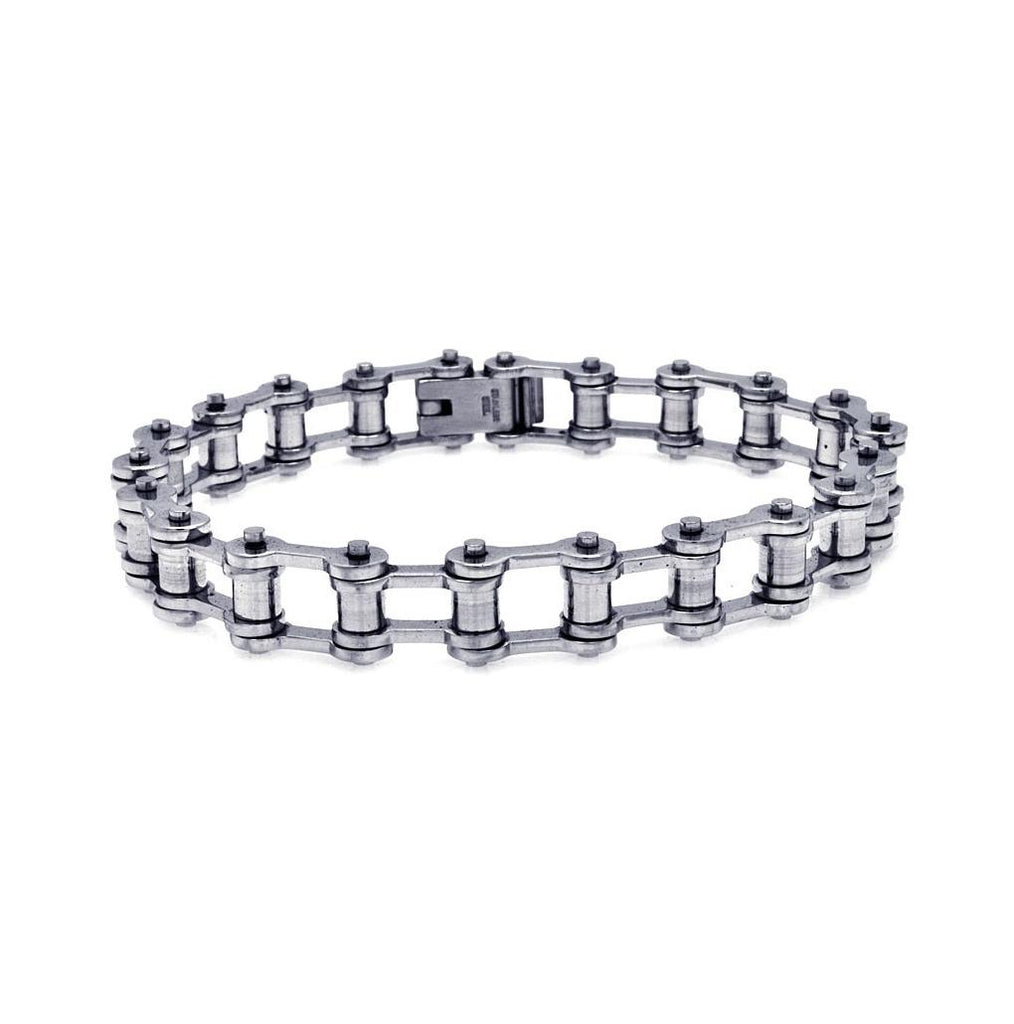 Stainless Steel Bike Chain Bracelet