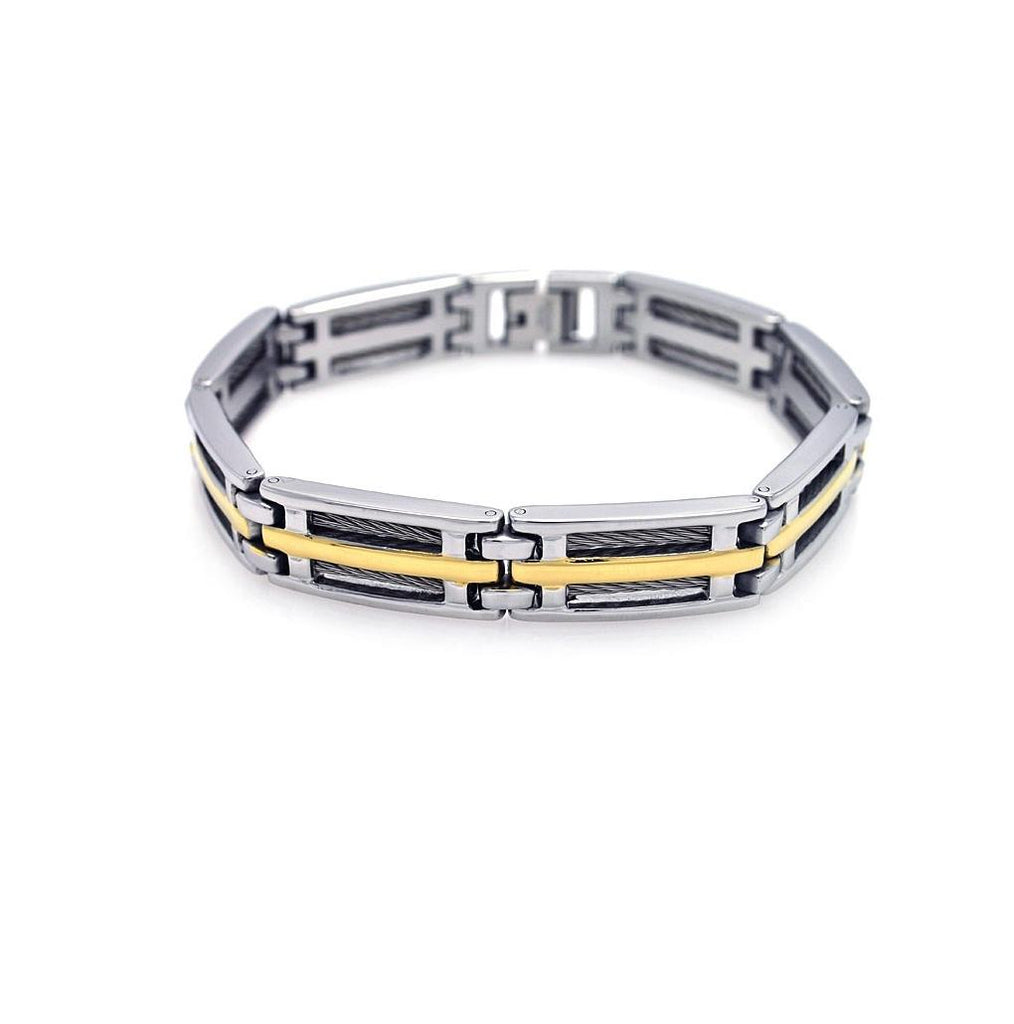 Stainless Steel Gold Plated Bracelet