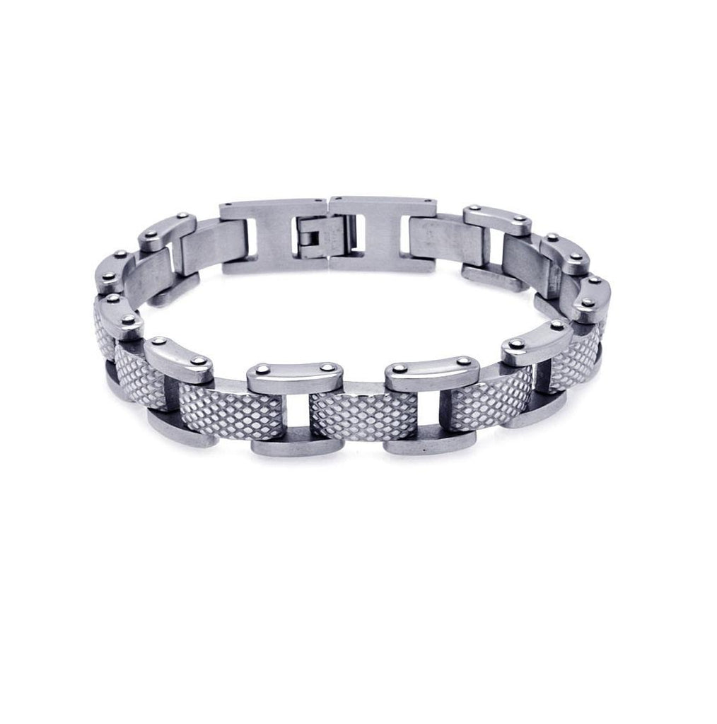 Stainless Steel Bike Chain Bracelet