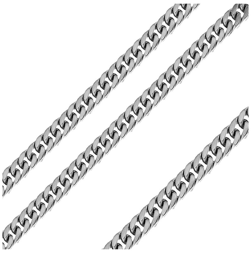 Stainless Steel Double Link Curb Chain 9.7mm, <b>size: 18</b>