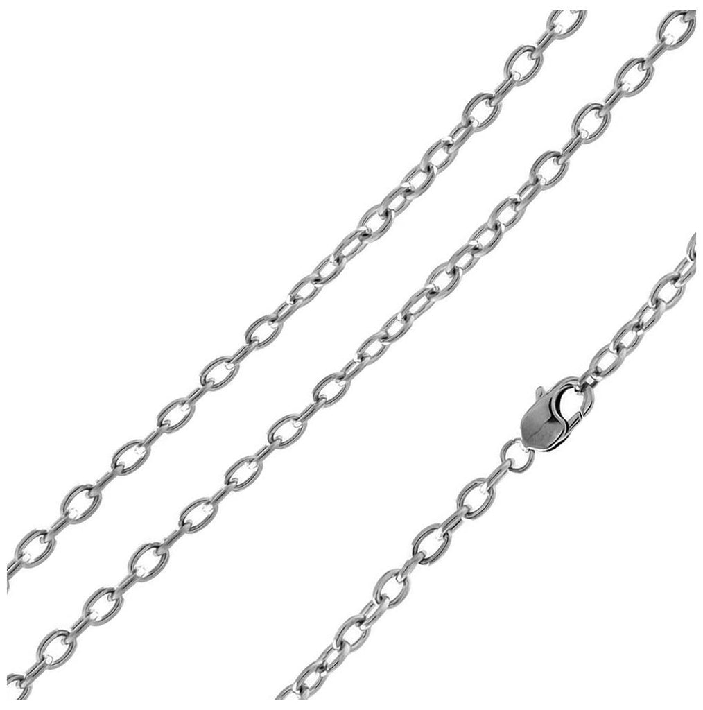 Stainless Steel Link Chain 6.3mm, <b>size: 18</b>