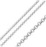 Stainless Steel Rolo Chain 2.6mm, <b>size: 16</b>