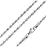 Stainless Steel Rope Chain 4mm, <b>size: 16</b>