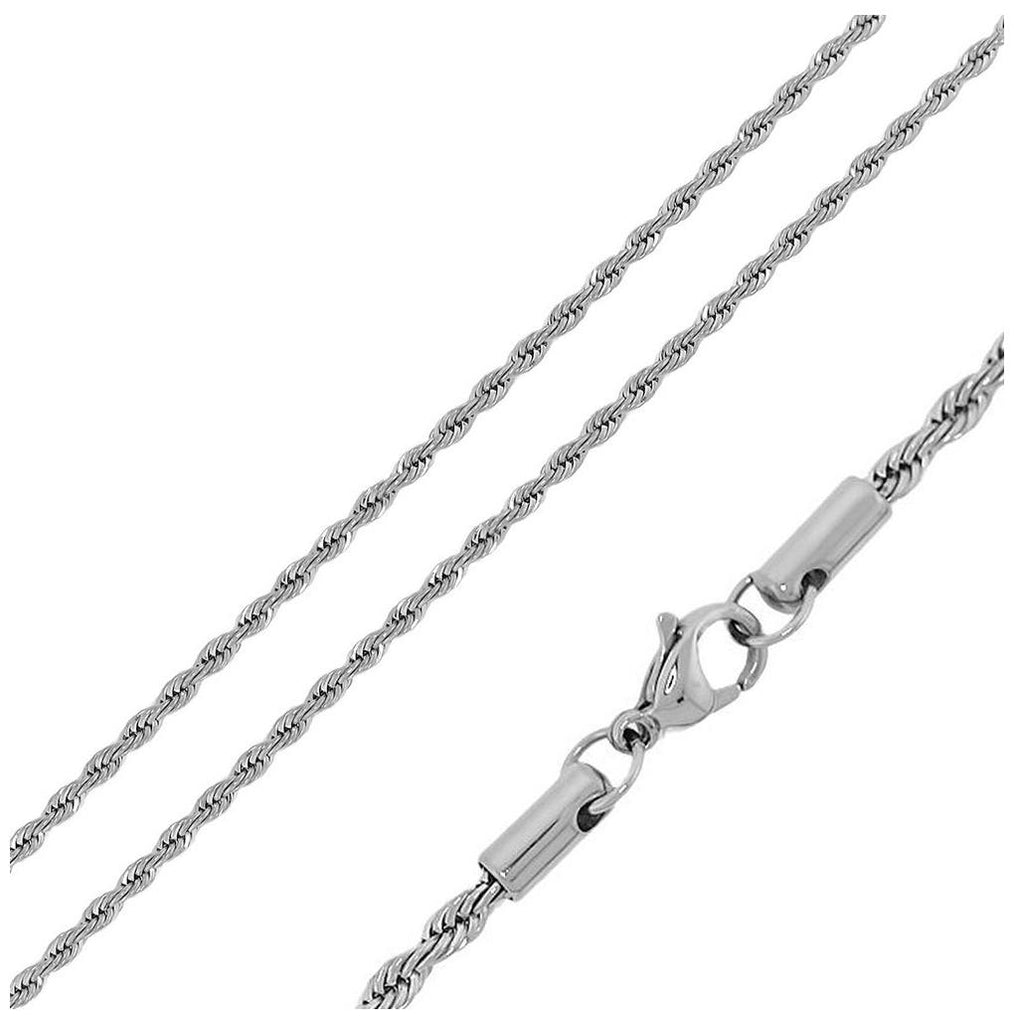 Stainless Steel Rope Chain 2mm, <b>size: 18</b>