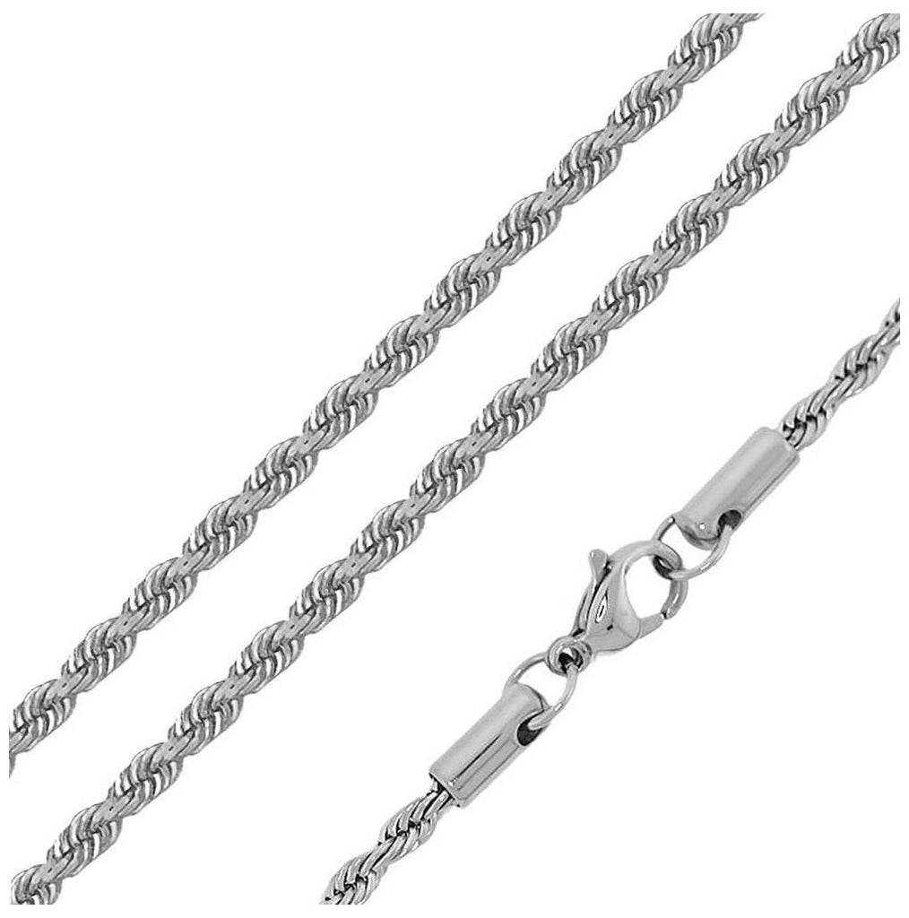 Stainless Steel Rope Chain 5mm, <b>size: 20</b>