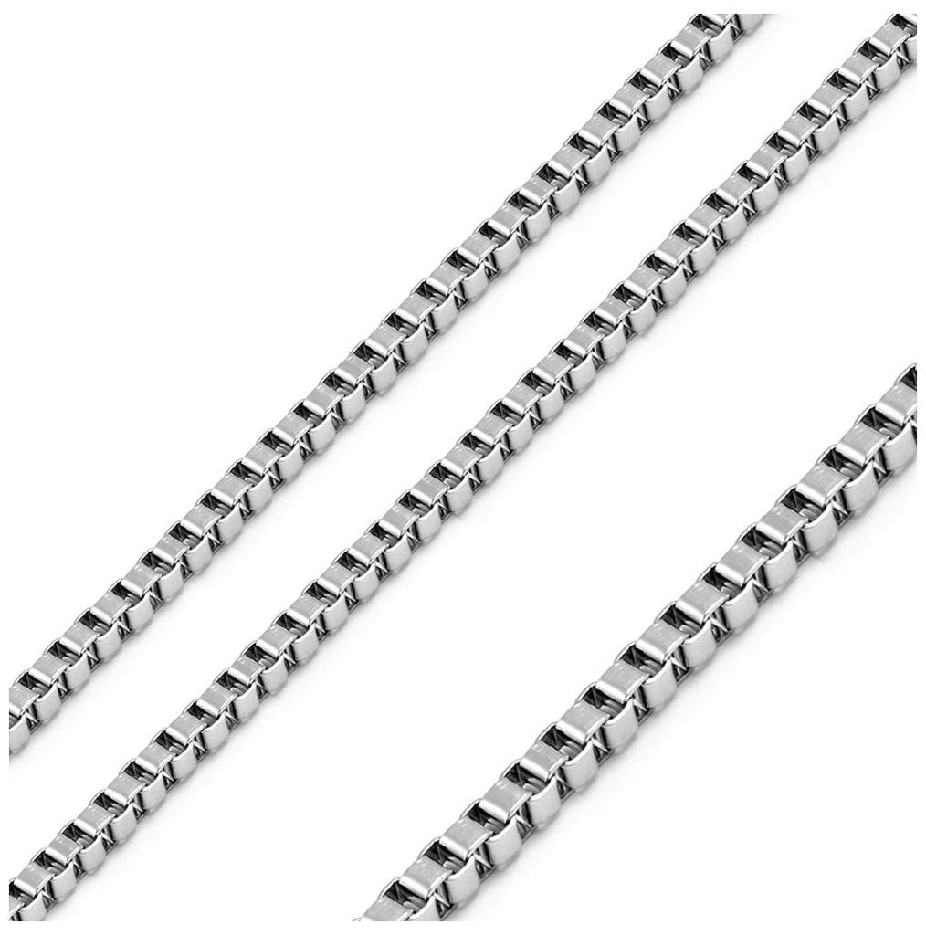 Stainless Steel Box Chain 1.8mm, <b>size: 16</b>