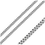 Stainless Steel Box Chain 1.4mm, <b>size: 16</b>