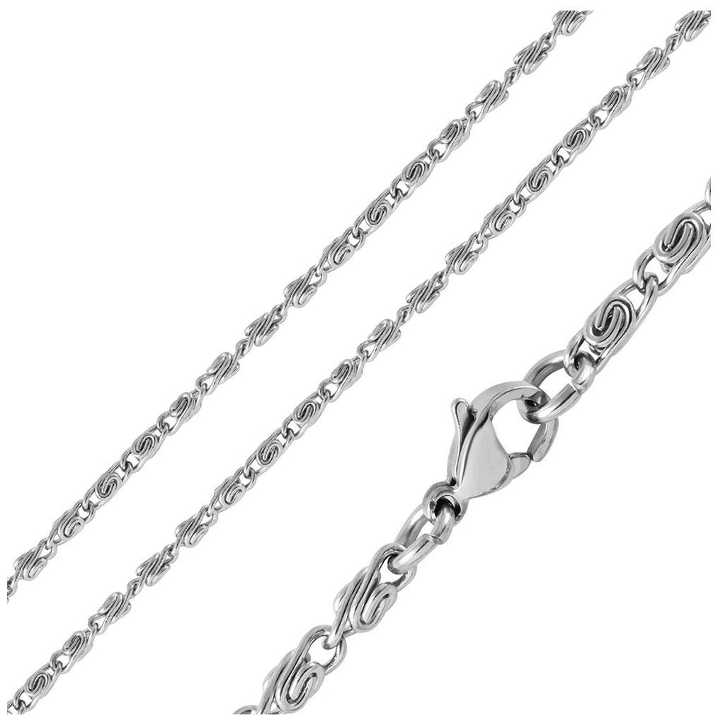 Stainless Steel Twisted Link Chain 2.9mm, <b>size: 16</b>