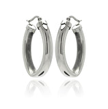 Stainless Steel Thick Hoop Earring, <b>size: 30mm</b>