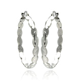 Stainless Steel Wave Hoop Earring, <b>size: 30mm</b>