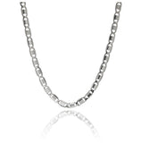 .925 Sterling Silver Vl080 Rhodium Plated Chain, <b>size: 16</b>