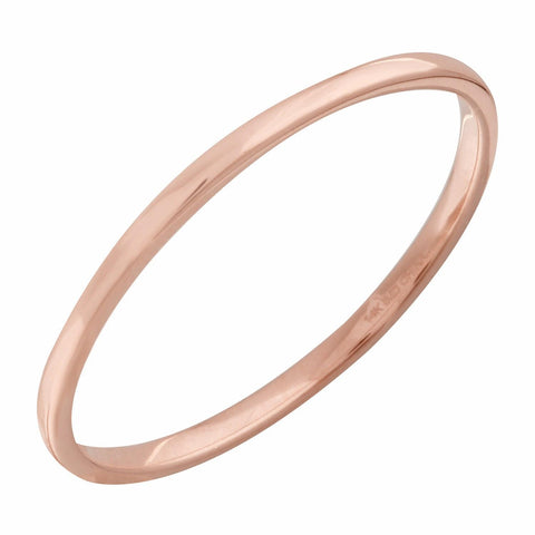 14k Rose Gold Stackable Band Ring, size: 7